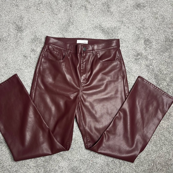made and loved LOFT pants simili-cuir - Picture 2 of 8